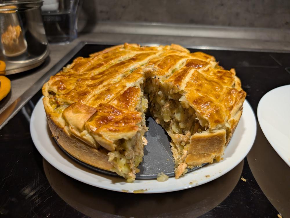 pie sliced